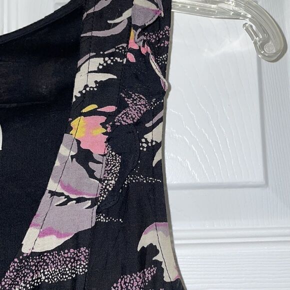 Urban Outfitters Kimchi Blue Navy Floral Sleeveless Mini Dress - Picture 6 of 8